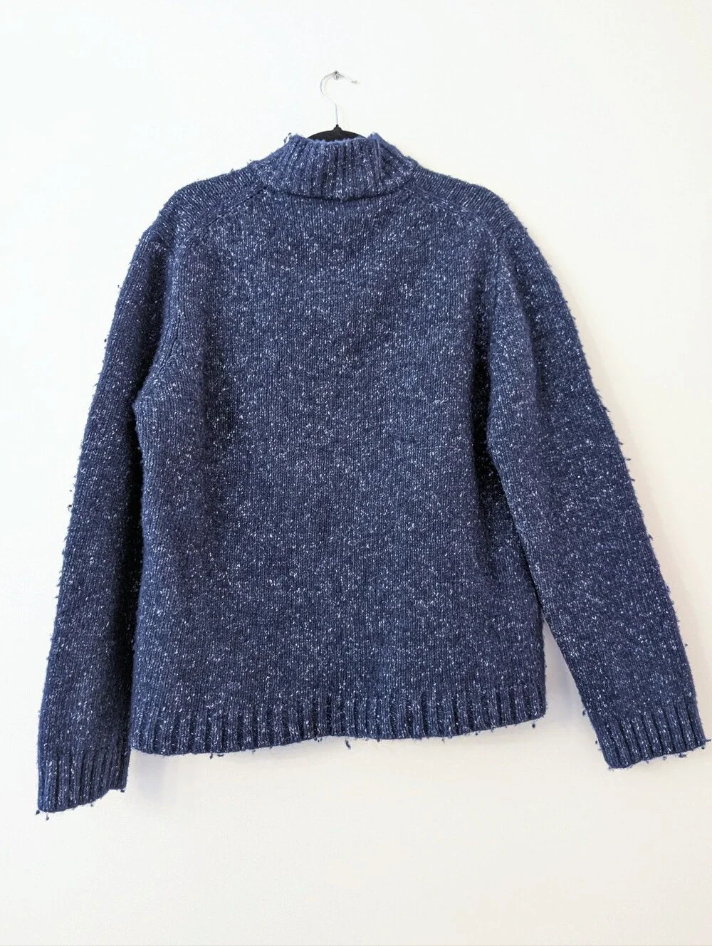 J Crew Mens thick wool quarter Zip